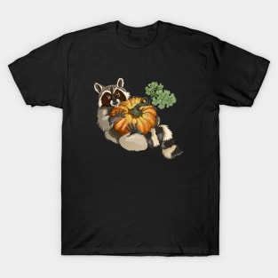 Pumpkin Bandit Raccoon T-Shirt